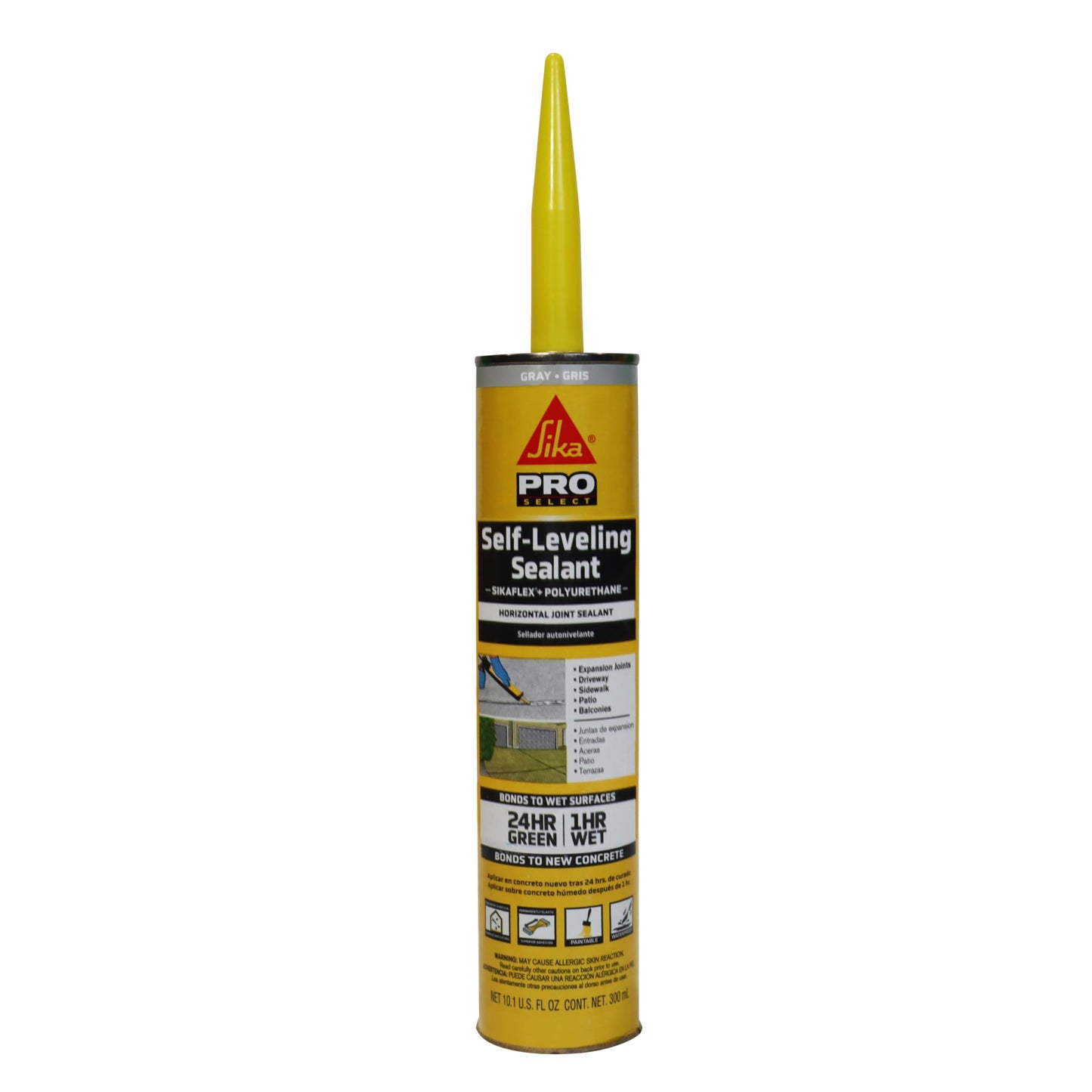 Sikaflex Self Leveling Sealant, Gray, Polyurethane, 29 fl. oz Cartridge, 12 Pack